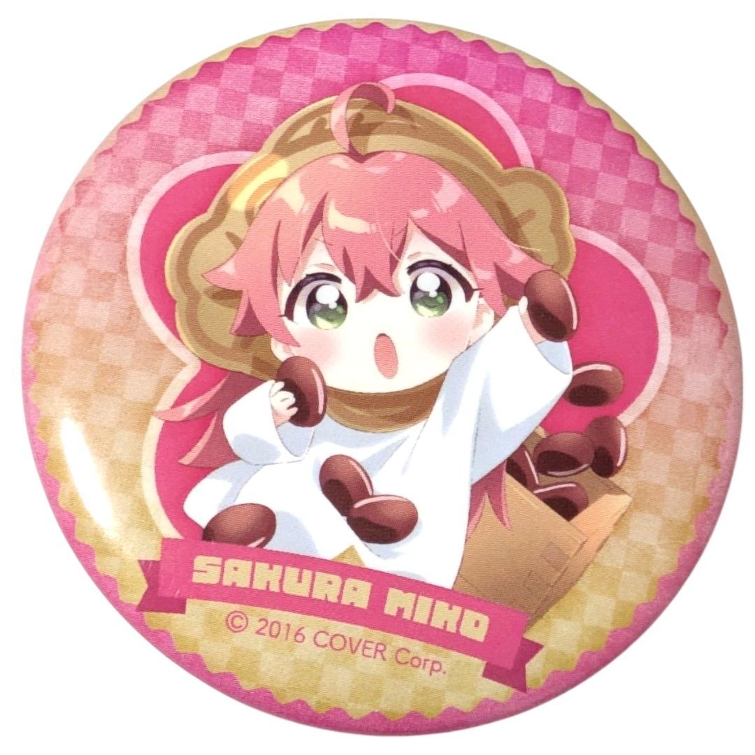 ホロライブ さくらみこ 鳴門鯛焼本舗 コラボ 缶バッジ