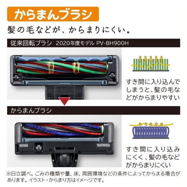 PV-BH900SL(K) 日立 掃除機 パワーブーストサイクロン 2Way コードレス掃除機 スティッククリーナー ハンディクリーナー スタンド式充電台付 スティック型クリーナー 日本製 HITACHI サテンブラック PV-BH900SL-K