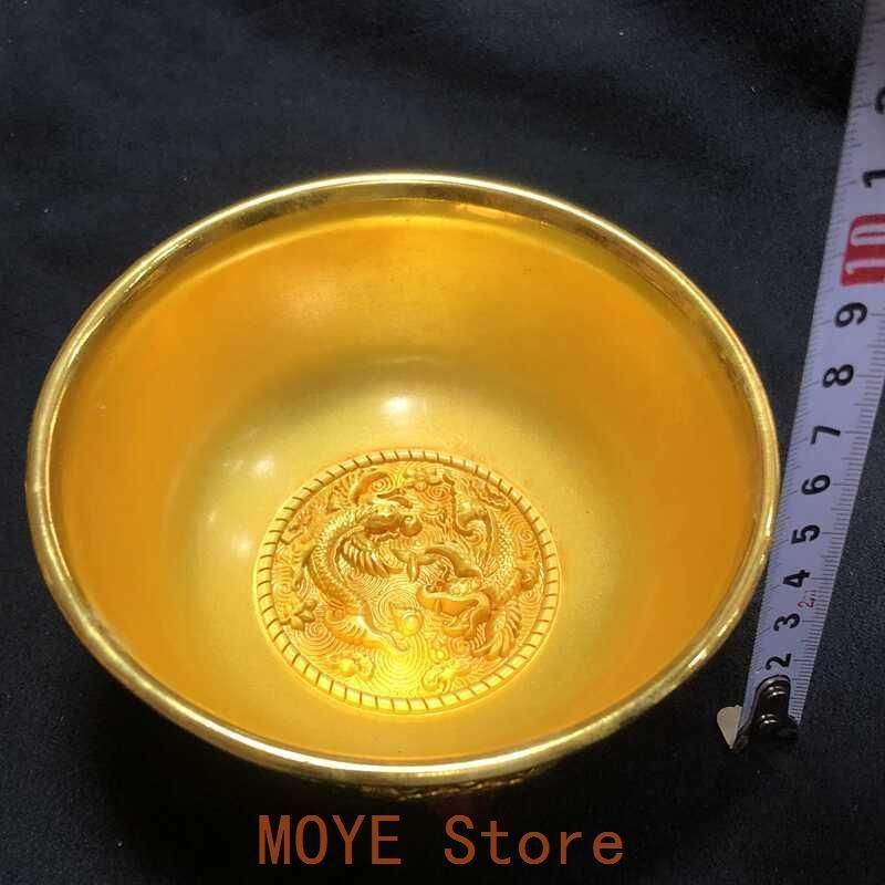 花開富貴金龍六辺銅碗 装飾品 工芸品 美術品 置物 花開富貴金龍六辺銅碗 装飾品 工芸品 美術品 置物 - メルカリ