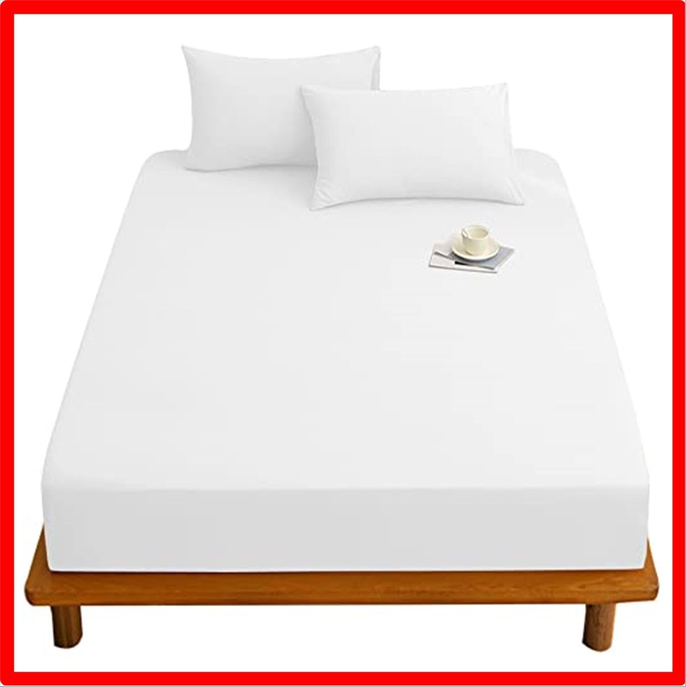 【匿名配送】ホワイト_ダブル・140X200cm HOSUR ボックスシーツ マットレスカバー シーツ ベットシーツ ベッドカバー マットレス フィットシーツ 