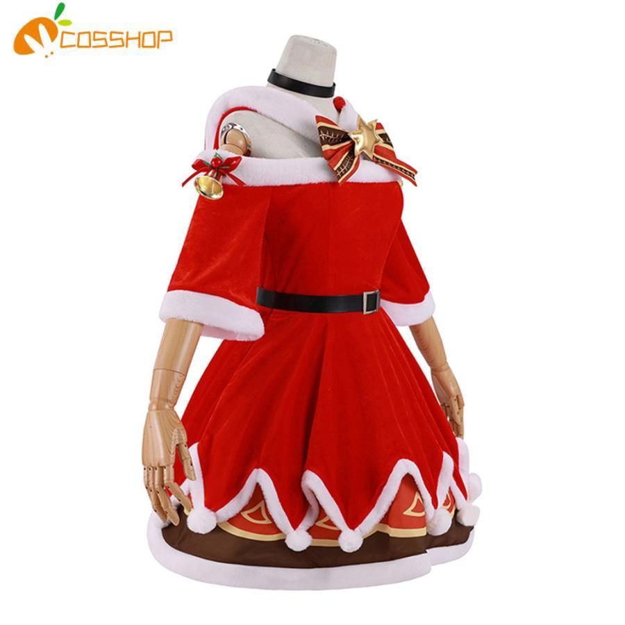 高い持続性の 原神 げんしん Genshin バーバラBarbara サンタコスプレ クリスマス ワンピース 洋服 コスプレ服 演出服 変装 cosplay 仮装 二次会 イ