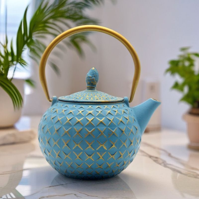 鋳鉄 急須 古風鉄瓶 鉄分補給 提梁壺 茶壺 水壷 煮茶壷 鉄びん