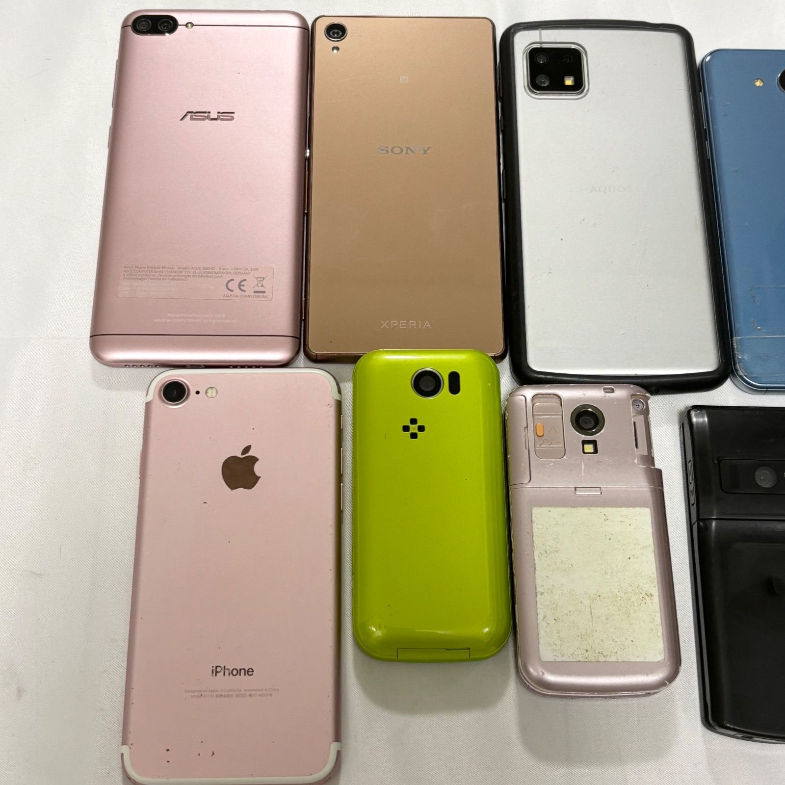 大量まとめ】スマホ タブレット ノートPC ガラケー 等 まとめ売り 現状 