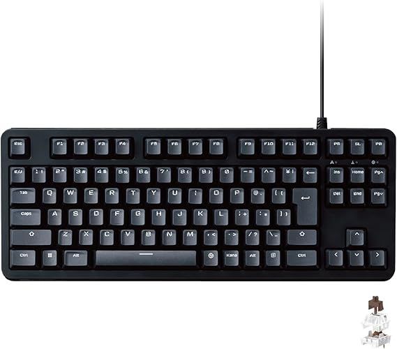 エレコム ゲーミングキーボード 有線 メカ二カル 全キーロールオーバー