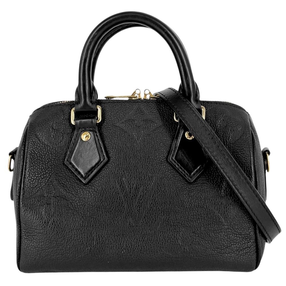 美品　LOUIS VUITTON 2Wayブラックハンドバッグ ルイヴィトン 2WAY レディース スピーディ・バンドリエール 20