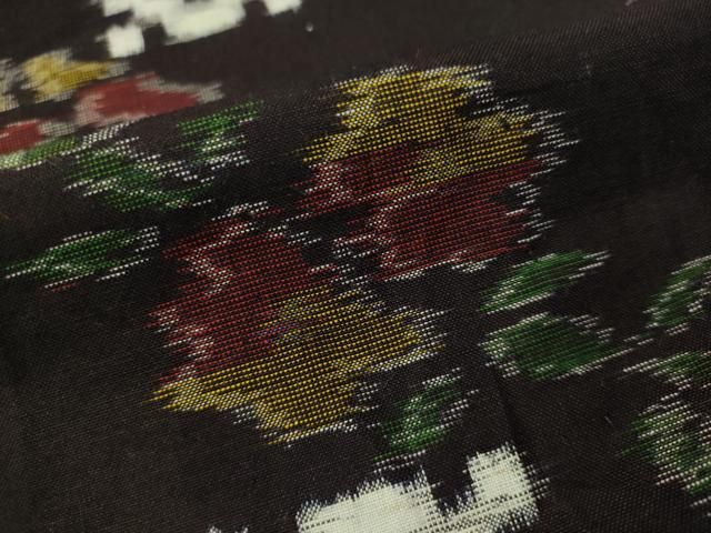 平和屋着物▽久留米絣　単衣　吉祥丸文　綿　逸品　CAAV4799vp 平和屋着物▽久留米絣 単衣 吉祥丸文 綿 逸品 CAAV4799vp