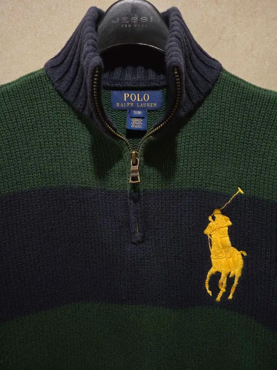ポロ ラルフローレンキッズ ニットハーフジップアップ S 135