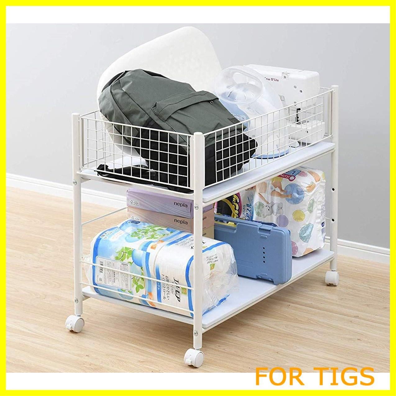 最後の一つリリーホワイト大きい本棚リリージョンブックシェルフ 傷