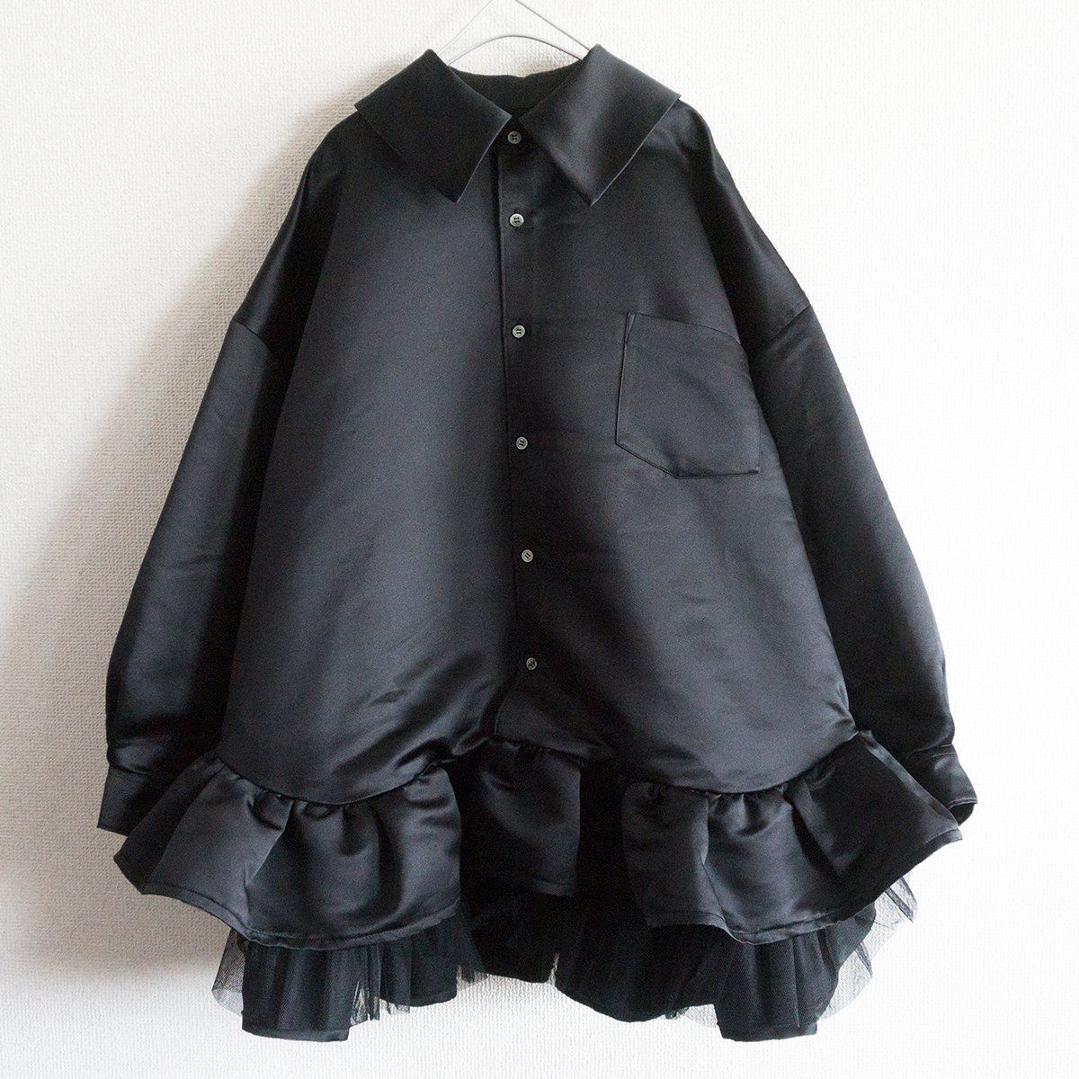 極美品】COMME des GARCONS GIRL【2022AW/ラッフルトリム シャツ ...