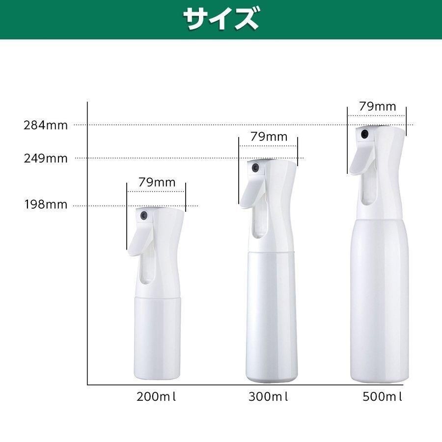 スプレーボトル 500ml ミスト おしゃれ アルコール 化粧水 霧吹きスプレー 観葉植物 細かい