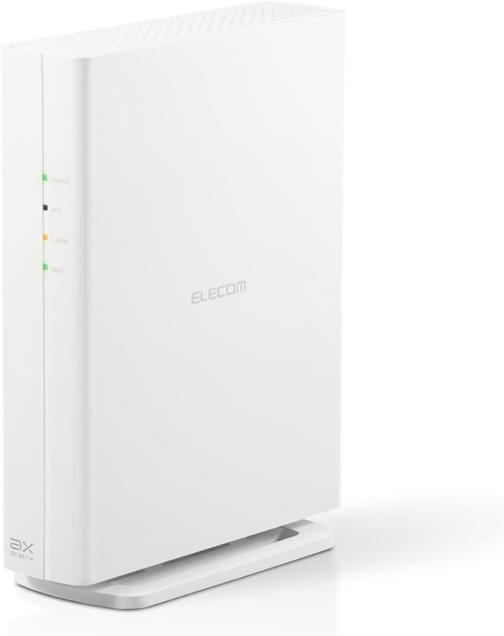 エレコム Wifi ルーター 無線LAN 最新規格 Wi-Fi6 11ax / 11ac IPv6対応 (IPoE) AX3000 2402+574Mbps 有線Giga 縦置き・壁掛け対応 ビームフォーミングZホワイト WRC-X3000GS2-W