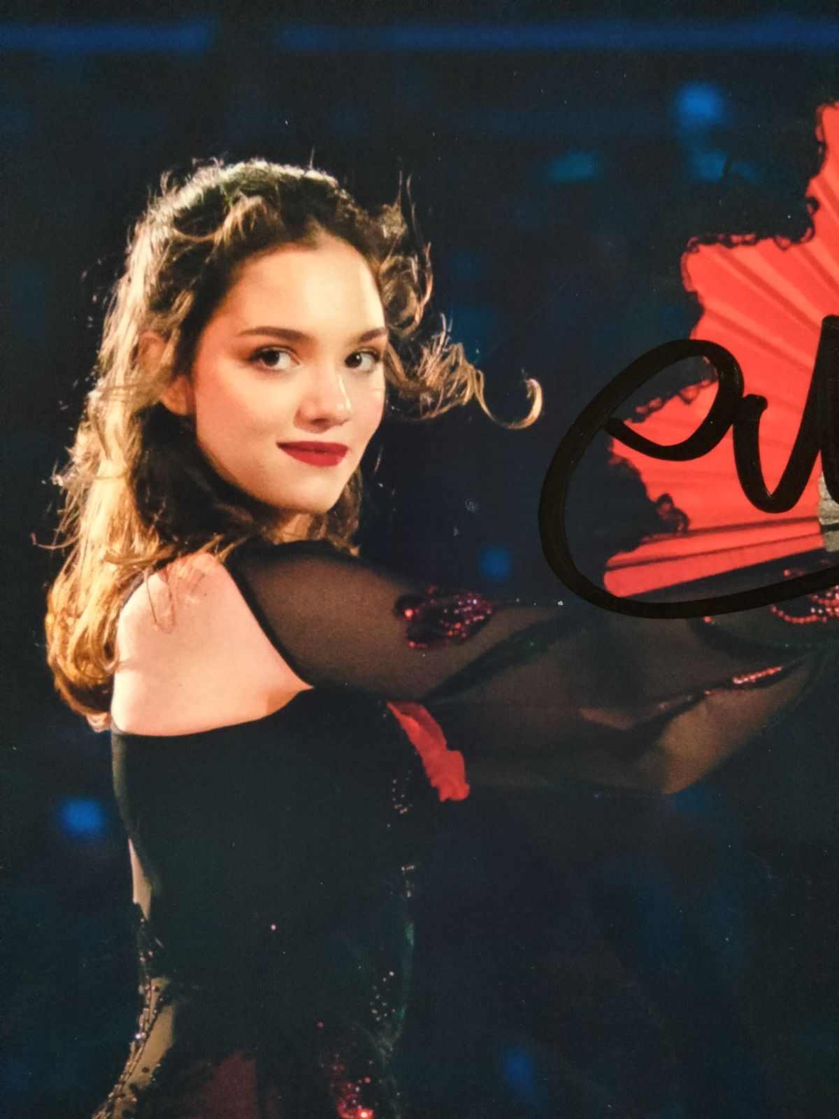 メドベージェワ直筆サイン入り2Lサイズ写真…Evgenia Medvedeva