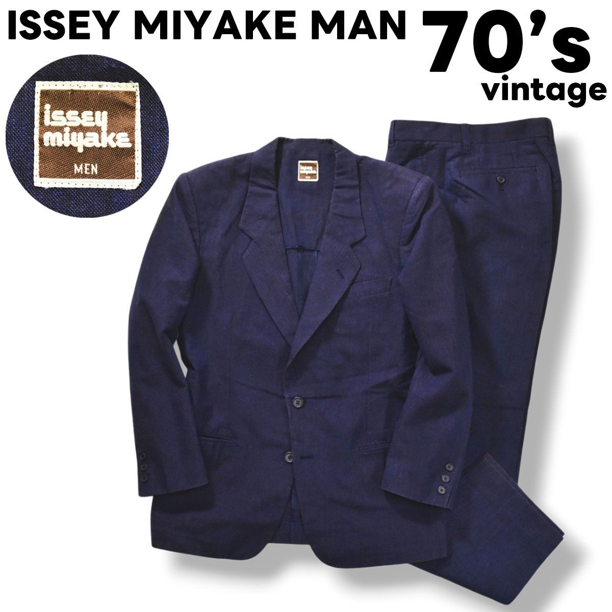 希少】 初期タグ 70s ヴィンテージ 日本製 イッセイミヤケ メン ISSEY 