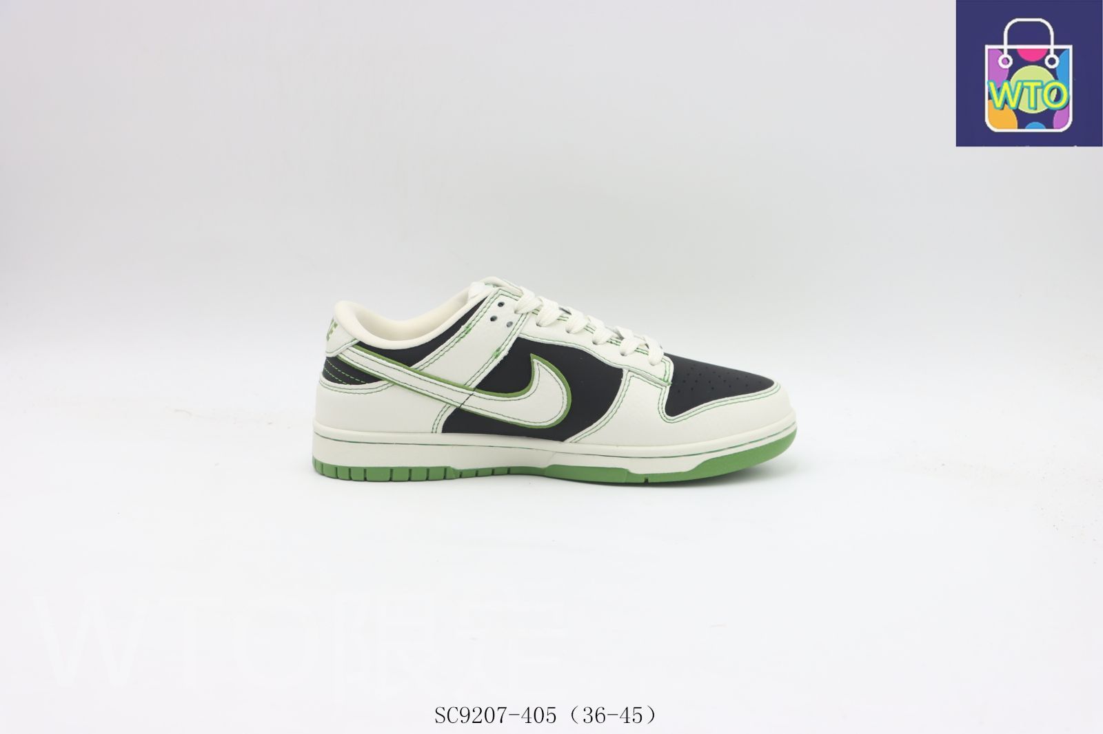 今日 ナイキ Nike スケートシューズ SC9207-405 白黒緑-WTO輸入