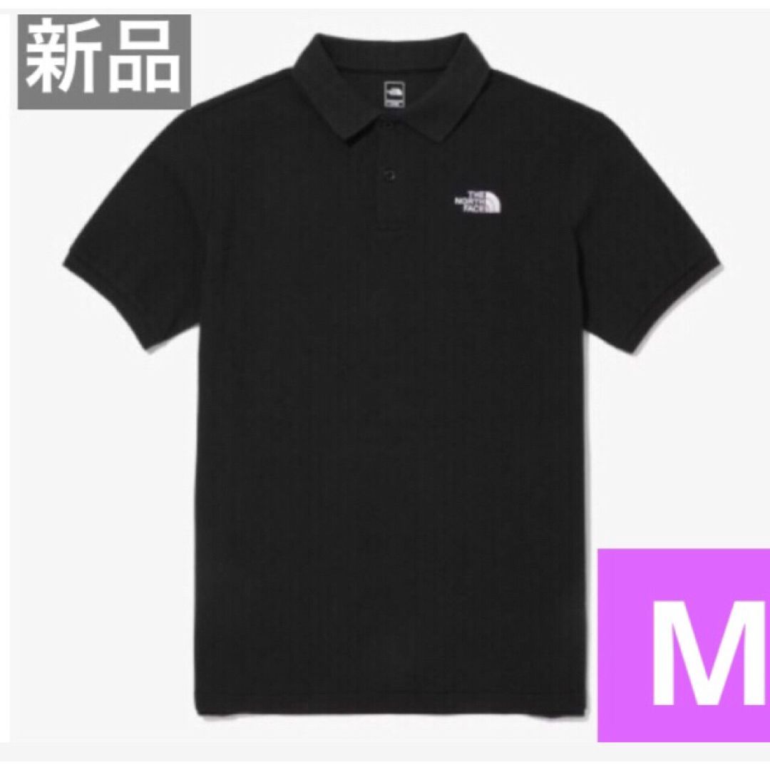 THE NORTHFACE ノースフェイス ポロシャツ ブラック Mサイズ 韓国