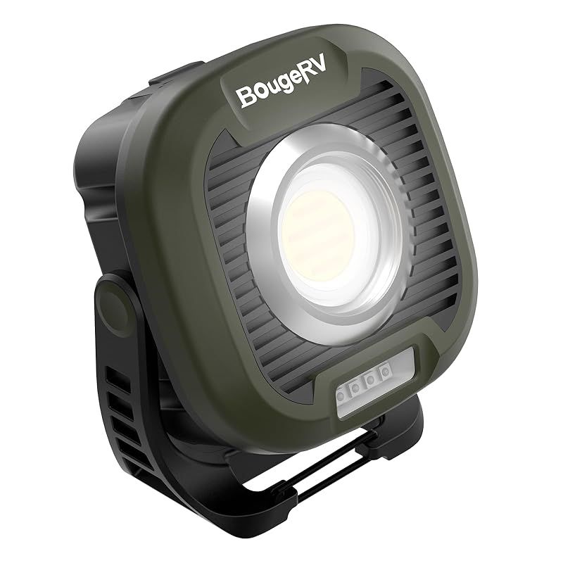 BougeRV キャンプランタン 高輝度1500lm 投光器 3色切替可能 LED