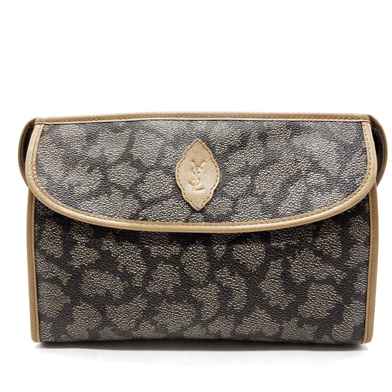 良品】 Yeves Saint Laurent イヴサンローラン クラッチバッグ ポーチ 