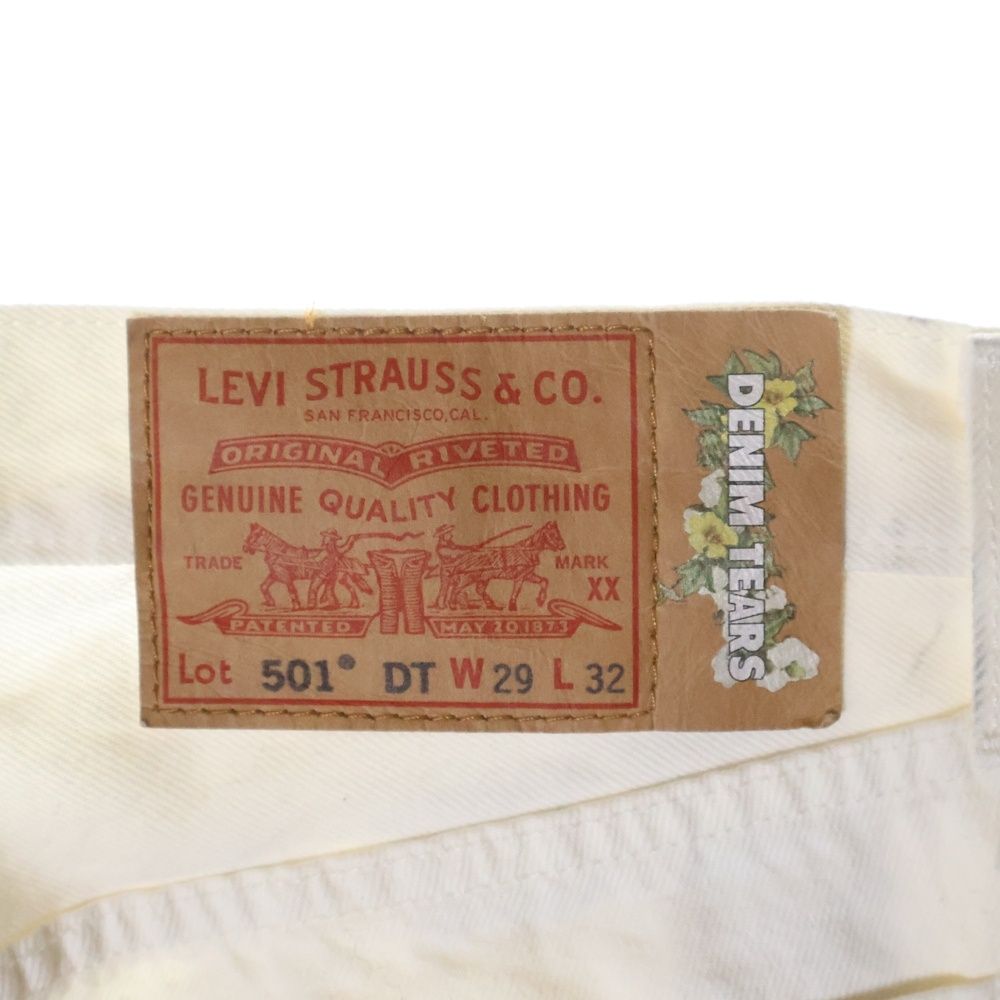 Denim Tears×LEVI’S デニムティアーズ×リーバイス　フラワー刺繍 DENIM TEARS (デニムティアーズ) ×LEVI'S 501 COTTON WREATH