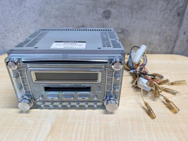Z2525-S13]ADDZEST アゼスト 2DIN CD MD デッキ DMZ635LP クラリオン