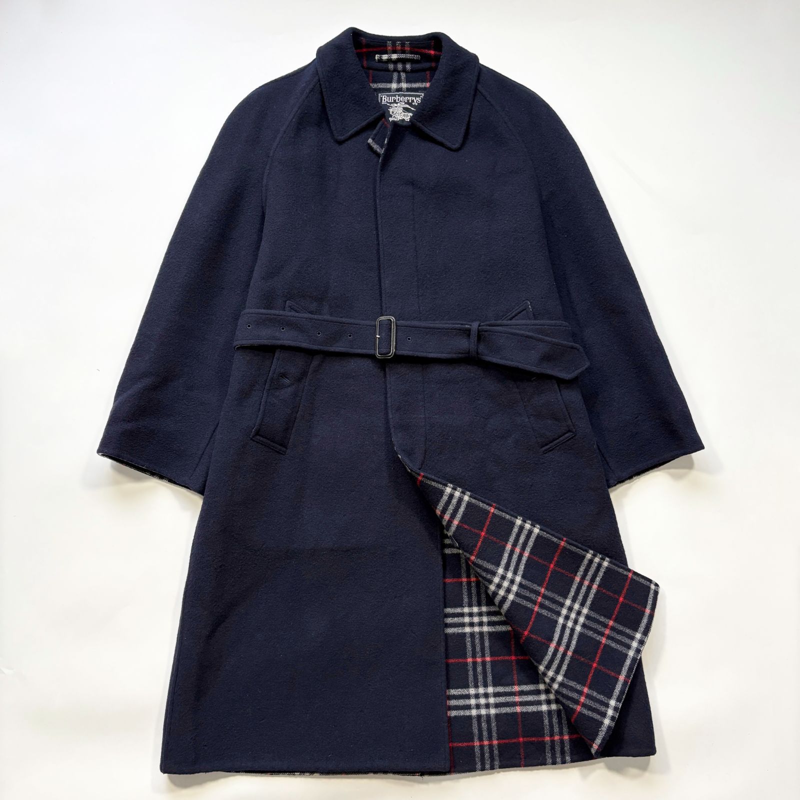 Burberry's バーバリーズ ステンカラーコート ウール ノバチェック