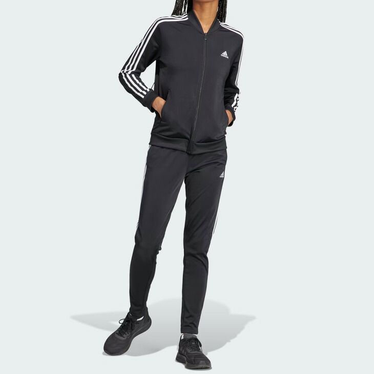 アディダス ジャージ 上下 レディース adidas 3S トラックスーツ