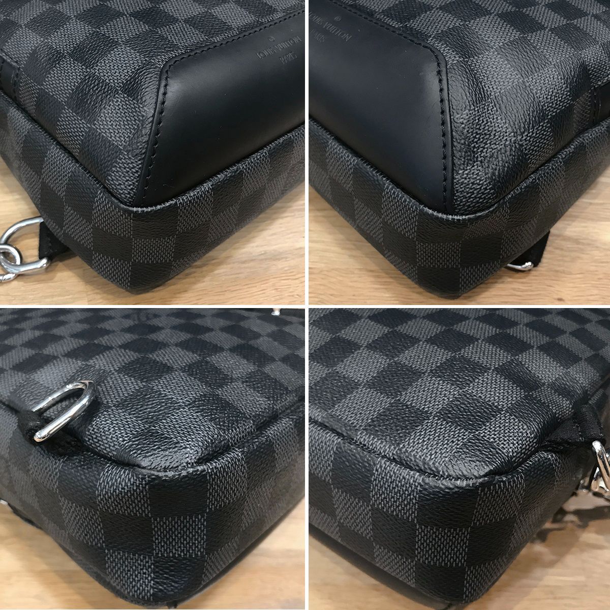 美品】ルイヴィトン ダミエグラフィット アヴェニュースリングバッグ 