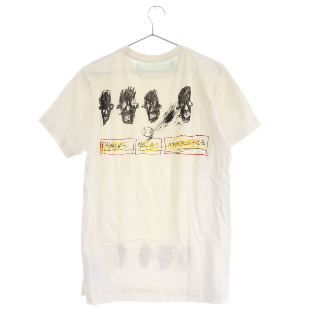 ファッションなデザイン OFF-WHITE (オフホワイト) アートプリント バスキア ×BASQUIAT トップス