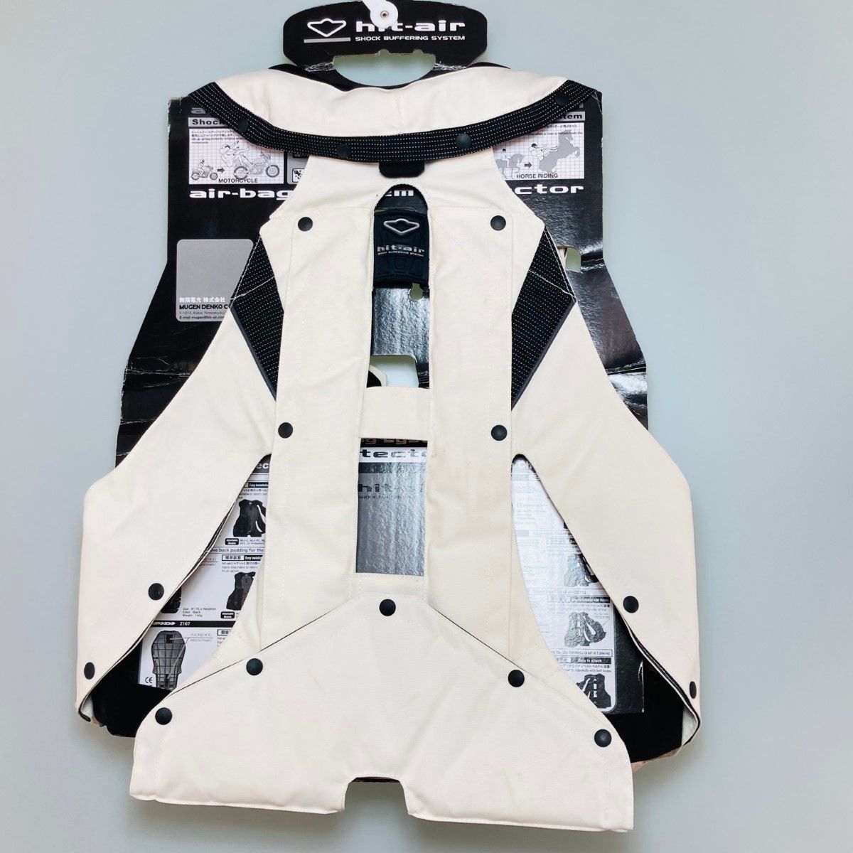 ◎◎hit-air ヒットエアー MLV-C バイク用 エアバッグベスト Lサイズ 品 要ボンベ交換