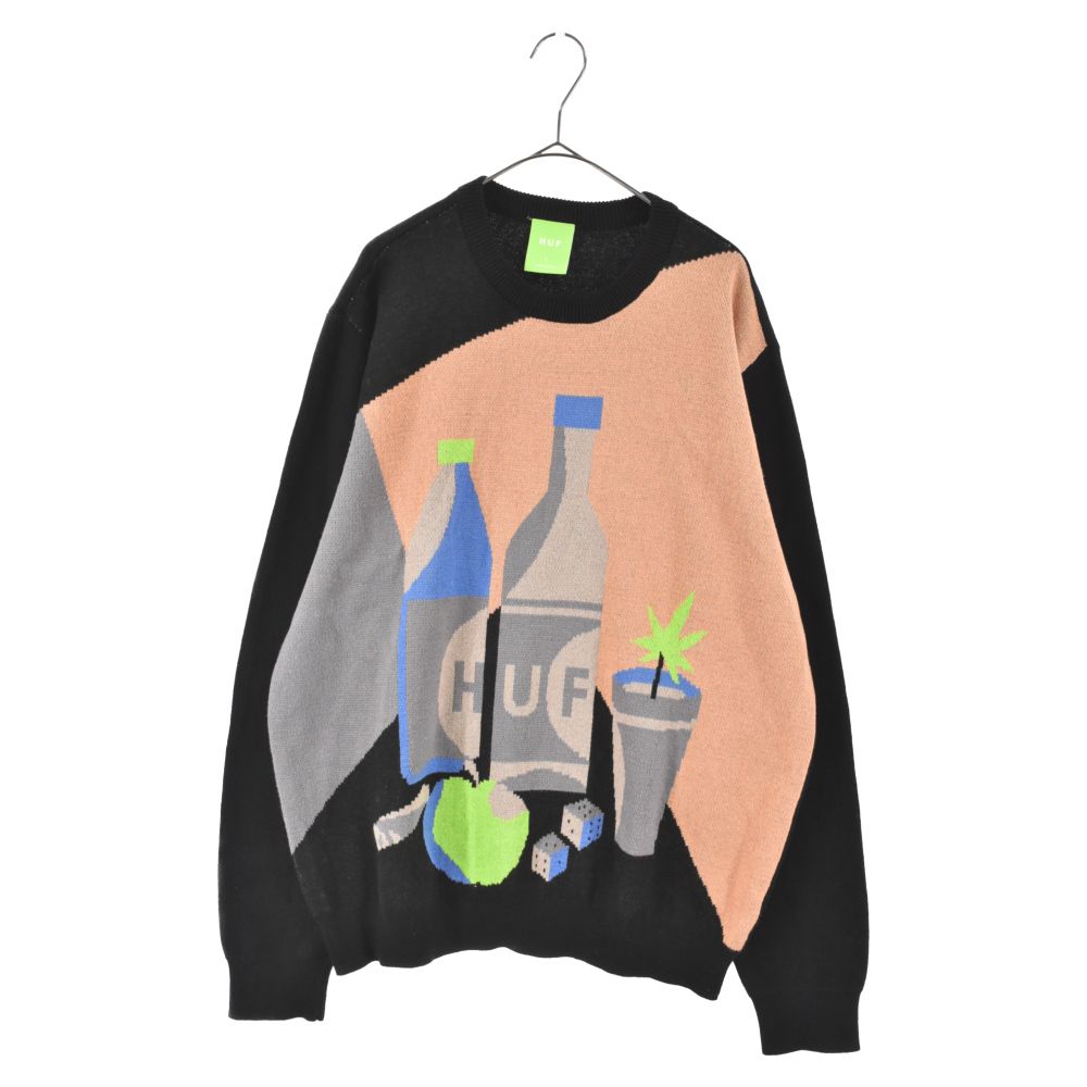 HUF ハフ STILL LIFE CREWNECK SWEATER スティール ライフ クルー