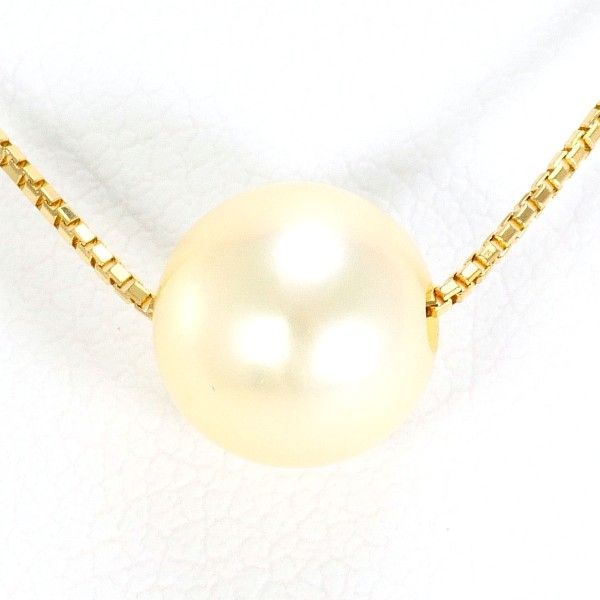 K18YG ネックレス necklace パール 真珠 総重量約2.4g 約40cm