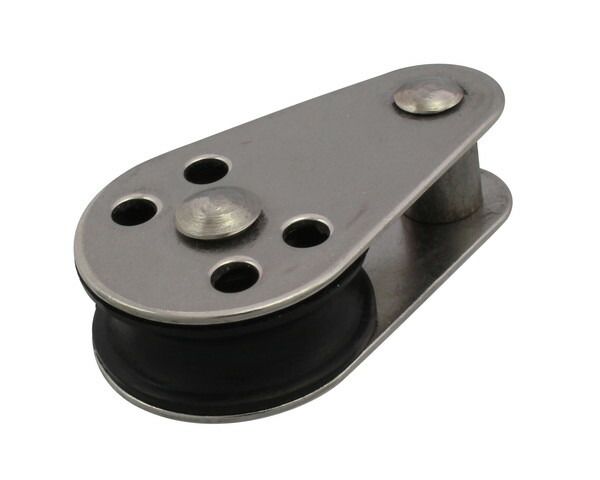 【新品・14営業日以内発送】ハイロジック 4960983113868 11386 ステンレス プーリーブロック Aタイプ 25mm【沖縄離島販売】