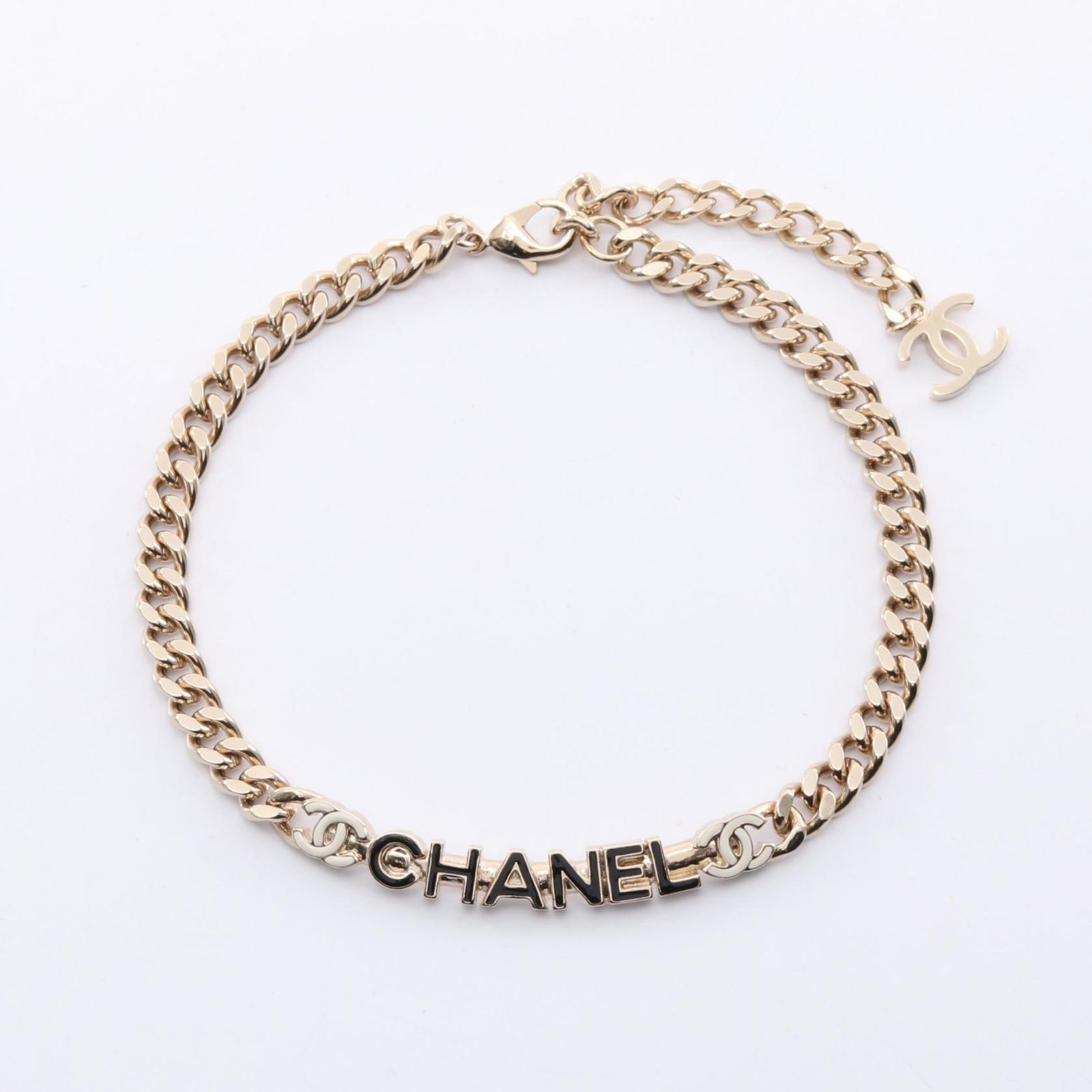 シャネル CHANEL チョーカー ココマーク ロゴ GP（ゴールドメッキ  