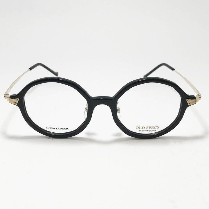 NOVA CLASSIC ノヴァ クラシック HAND MADE ITEM ハンドメイド 国産 クラシック 眼鏡 メガネ フレーム サングラス OS5041-1-45 度付可 ブラック ゴールド WWW_OLIVIERBERNSTEIN_COM