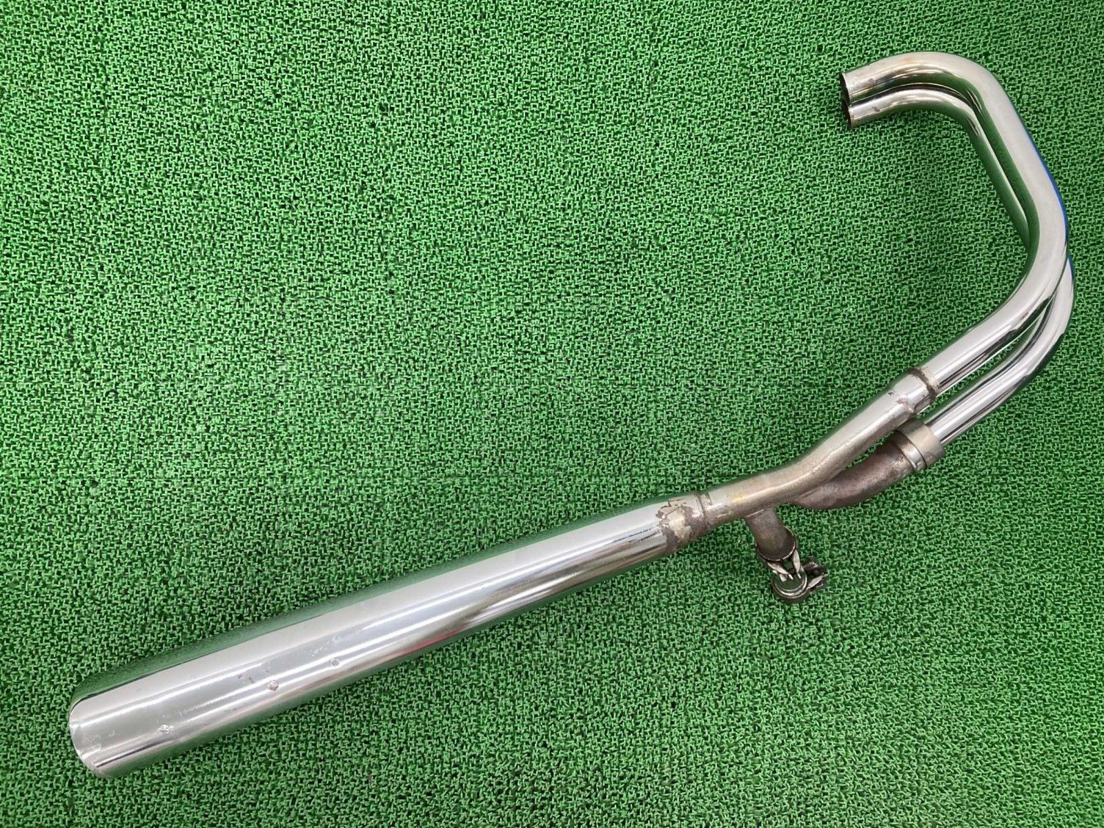 Z400FX マフラー 右 K003 カワサキ 純正 バイク 部品 KZ400E KZ400J Z550FX 当時物 中間パイプ 車検 Genuine sK