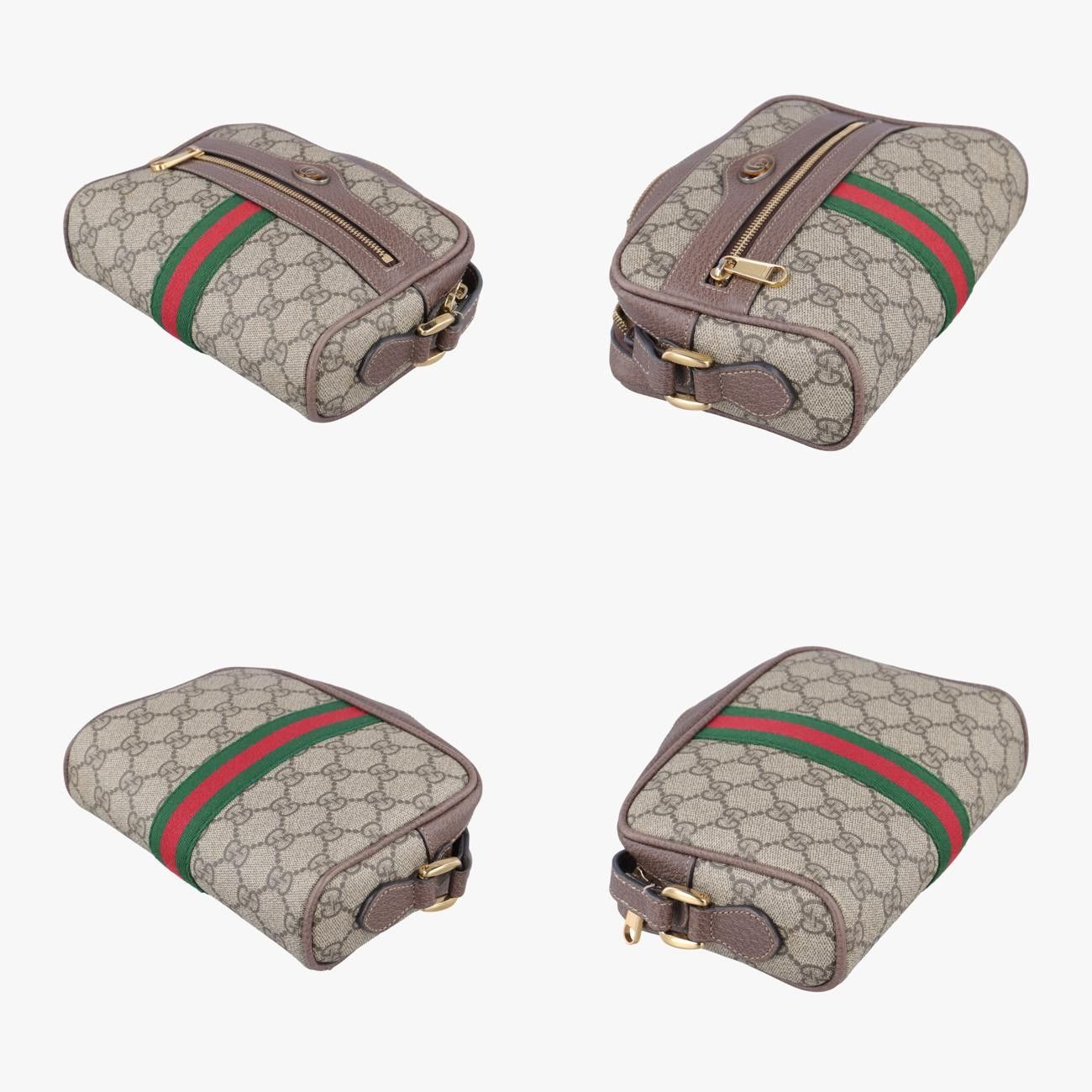 グッチGucciオフィディアブラウンPVCコーティングキャンバス517350