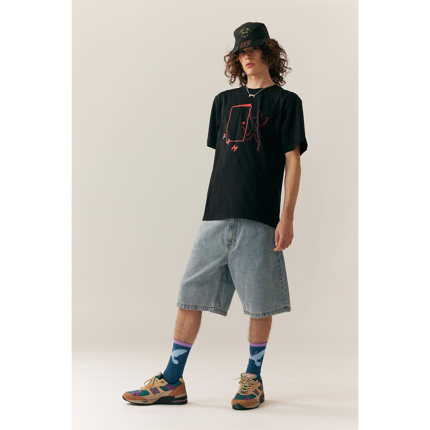 P.A.M. / PERKS AND MINI (パム / パークス アンド ミニ) GATEWAY TROOP DENIM SHORTS  (BLEACH WASH) [PAM ショーツ ハーフパンツ デニム ブランド メンズ ユニセックス] [ウォッシュ] - メルカリ