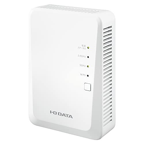 アイ・オー・データ Wi-Fi6 無線LAN 中継機 360コネクト 11ax 1201Mbps+574Mbps コンセ