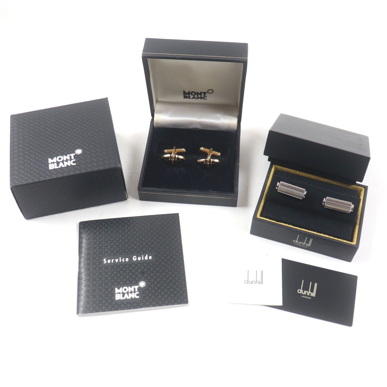 dunhill ブラック カフリンクス アルフレッドダンヒル カフリンクス