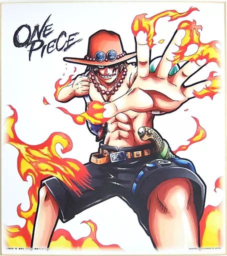 エース色紙 中古】紙製品(キャラクター) エース 色紙 色コレ 「一番くじ