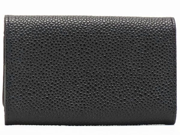 シャネル CHANEL ヴィンテージ ココマーク キャビアスキン 6連 キーケース キーリング キーホルダー ブラック グレインドカーフスキン A01439 A13502