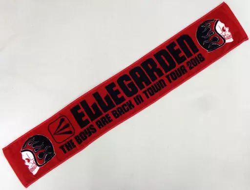 ELLEGARDEN マフラータオル　赤 中古】タオル・手ぬぐい(男性) ELLEGARDEN マフラータオル(赤) 「THE