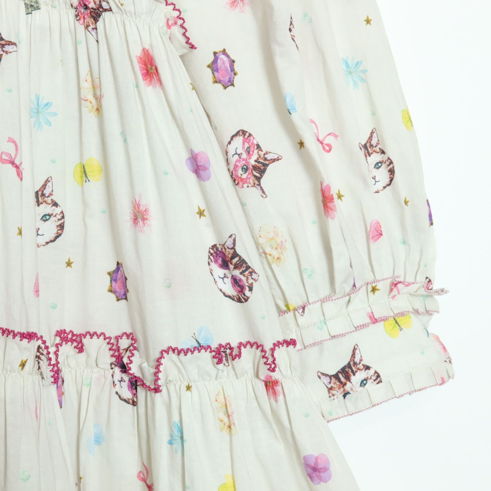 極美品】ピンクハウス アルカリ☆ふんわりフォルム♪キャットptの綿  