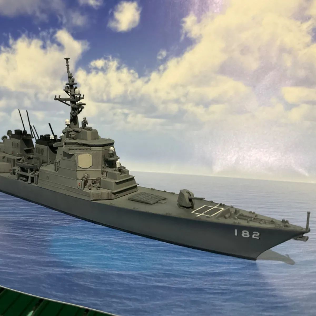 ジパング 国防軍 イージス艦みらい 完成品 海鳥付き - メルカリ