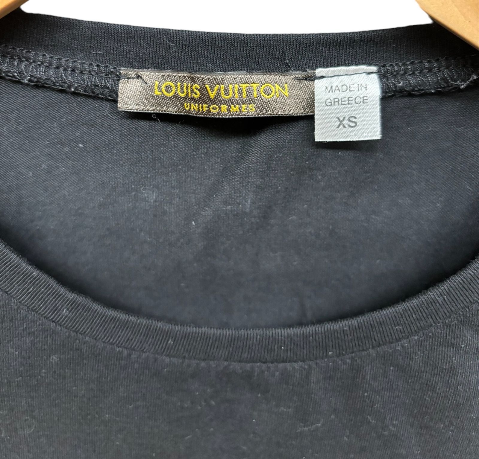 LOUIS VUITTON ルイヴィトン レディース コットン 無地Tシャツ ブラック XS - メルカリ