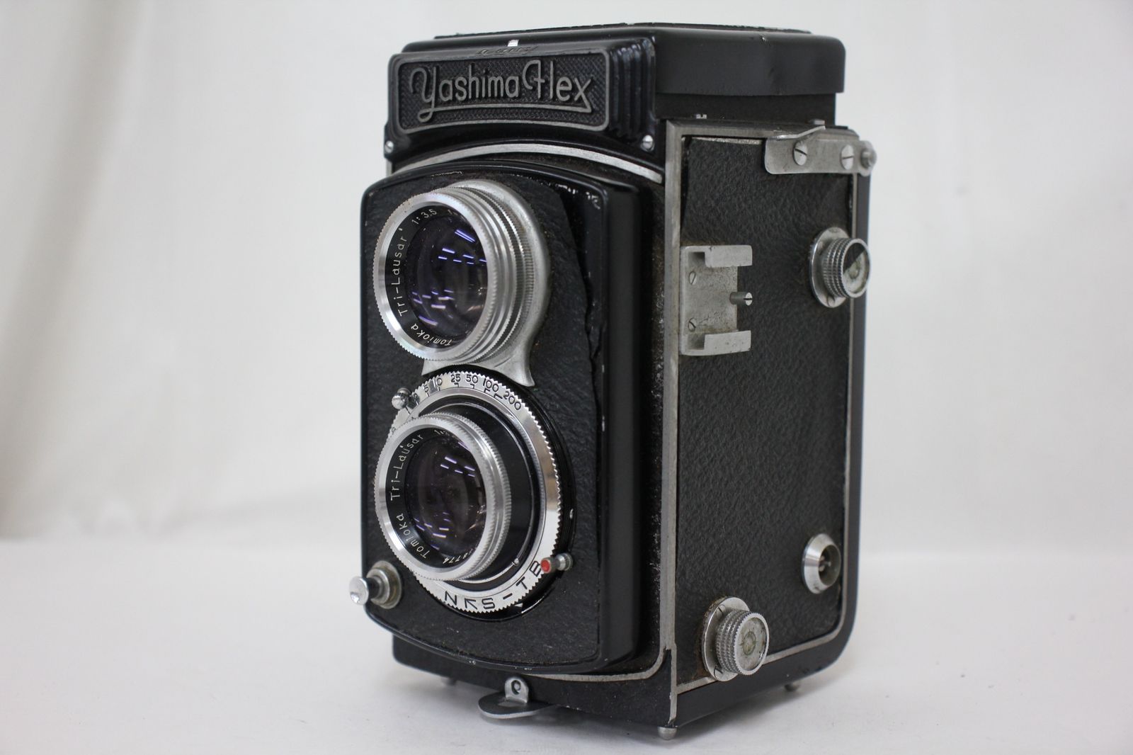 訳あり品 Yashimaflex Tomioka Tri-Lausar 80mm F3.5 二眼カメラ e2773