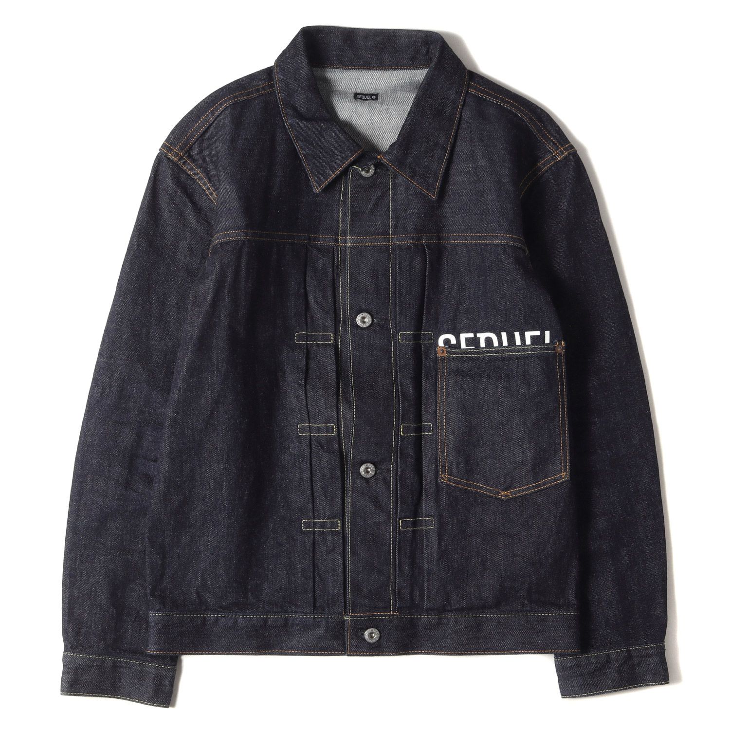 SEQUELシークエルDUCKJACKET藤原ヒロシfragment SEQUEL - FRAGMENT × SEQUELシークエル デニムジャケット M 藤原