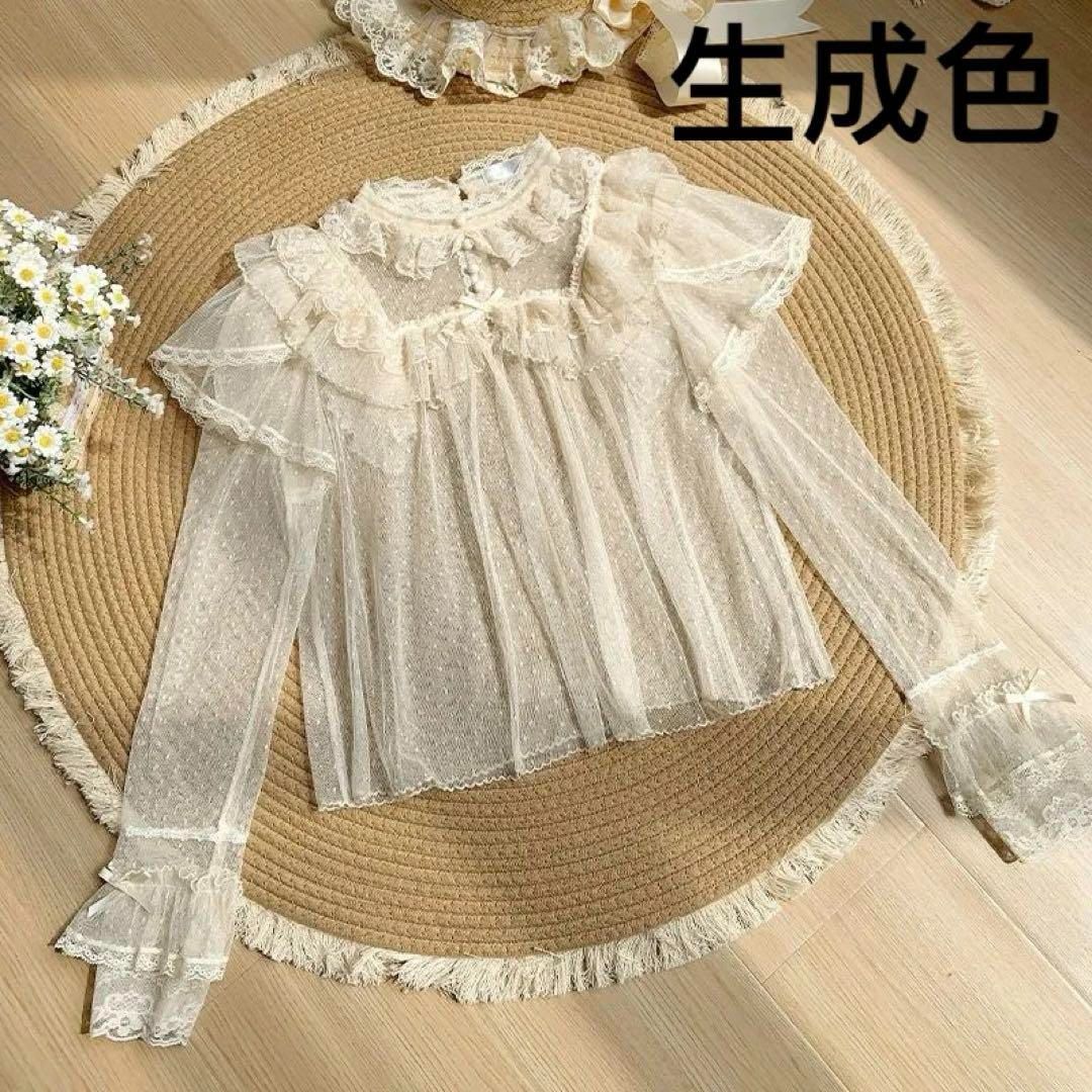 手紙と詩☆朝花夕拾】田園プリント刺繍四段振りjskロリータ