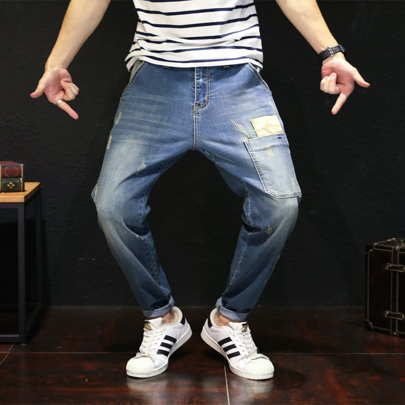 デニムパンツ メンズ ストレッチ デニム ジーンズ ジーパン 伸縮 メンズ ヴィンテージ ボトムス おしゃれ カジュアル メンズ 大きいサイズ メンズファッション sQa5397 DECORATOM_COM_BR