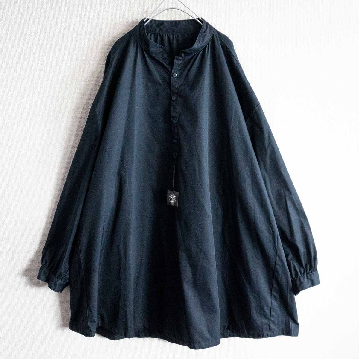 極美品】PORTER CLASSIC 【ギャバジン スタンドカラー スモックシャツ 
