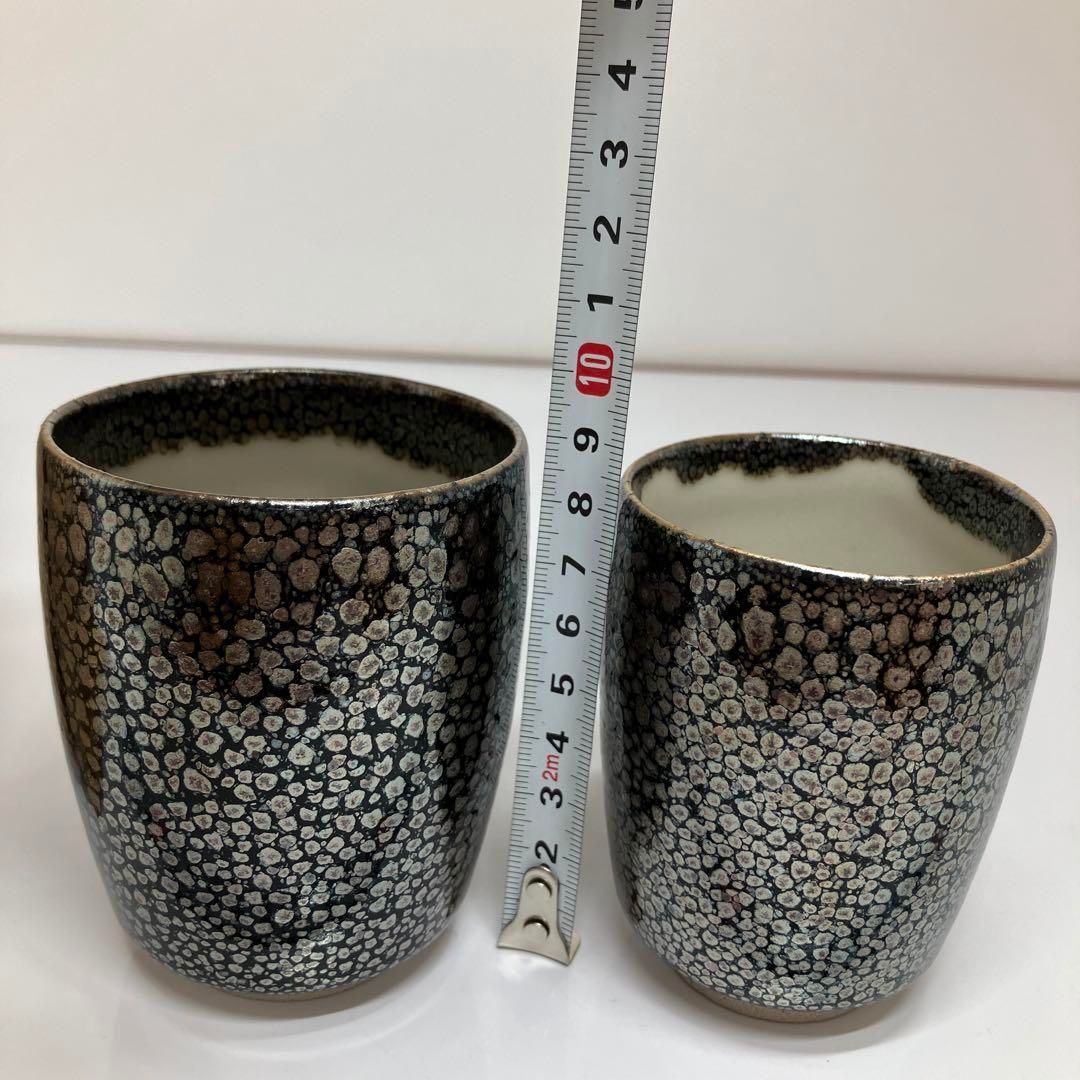 佐々木禅　鉄釉　湯呑一対　共箱　東K5-0729①タサチ 佐々木禅 鉄釉 湯呑一対 共箱 東K5-0729①タサチ - メルカリ